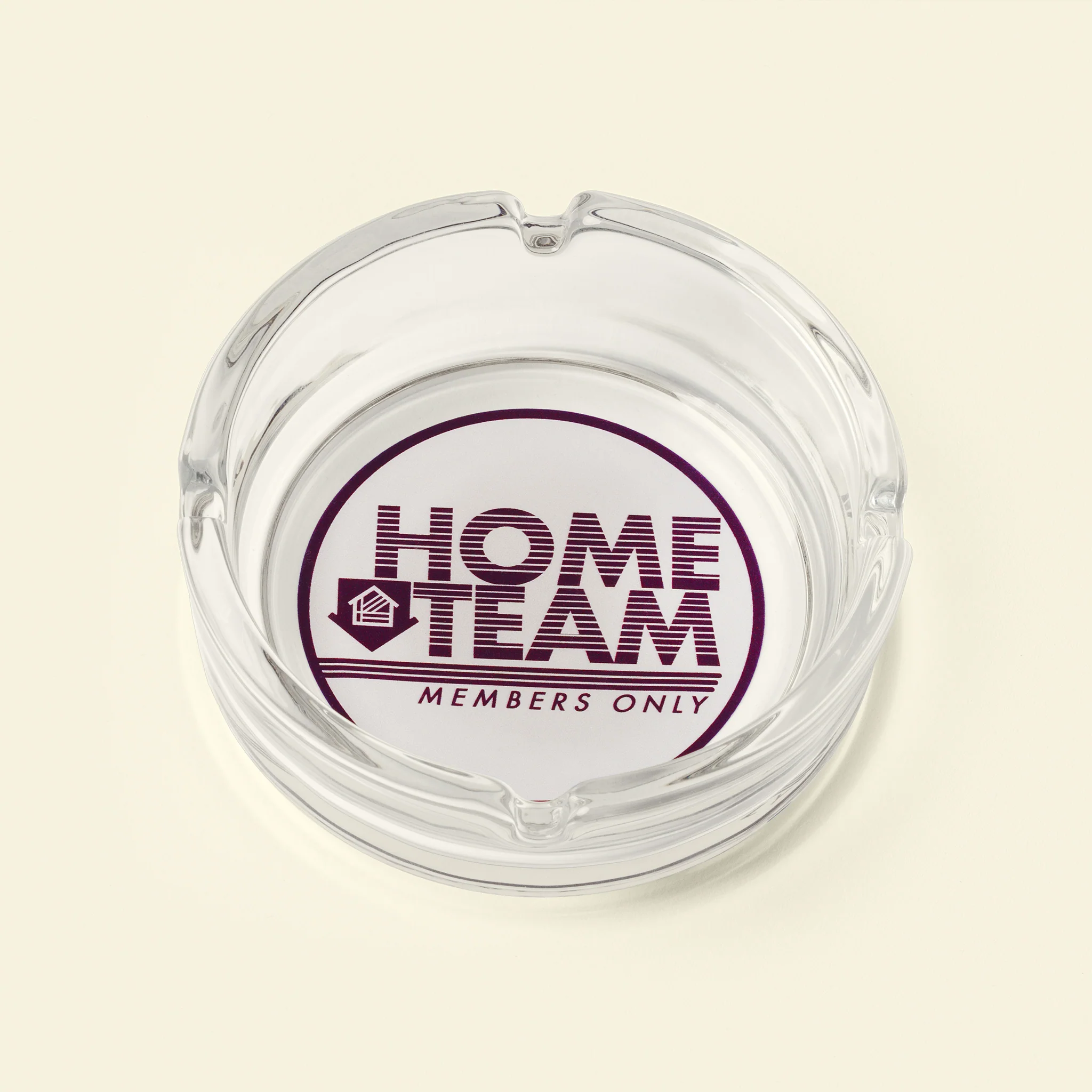 Home Team Glass Ashtray